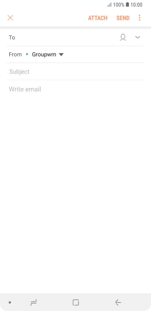 Press the field next to 