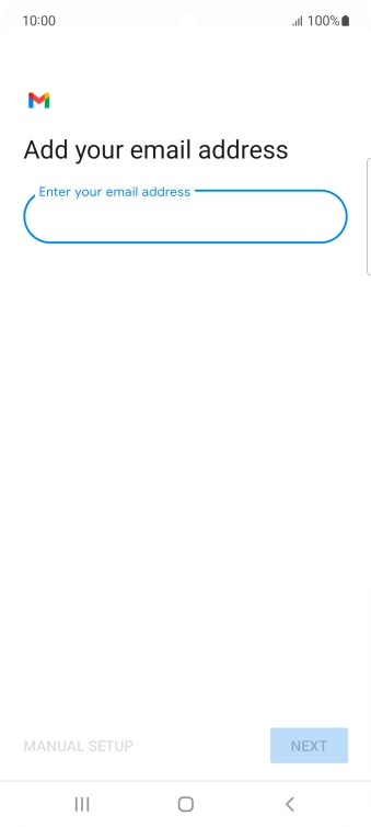 Press the field below 