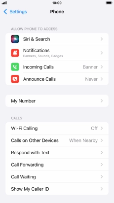 Press Wi-Fi Calling.