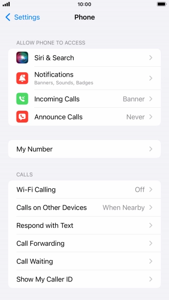 Press Wi-Fi Calling.