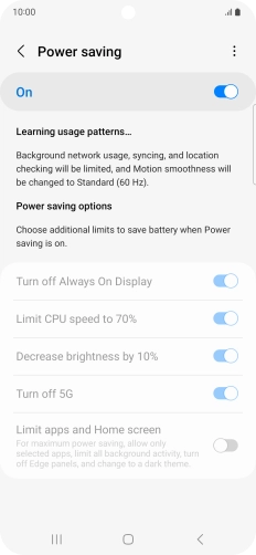 Press the Home key to return to the home screen.