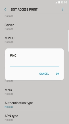 Key in 33 and press OK.