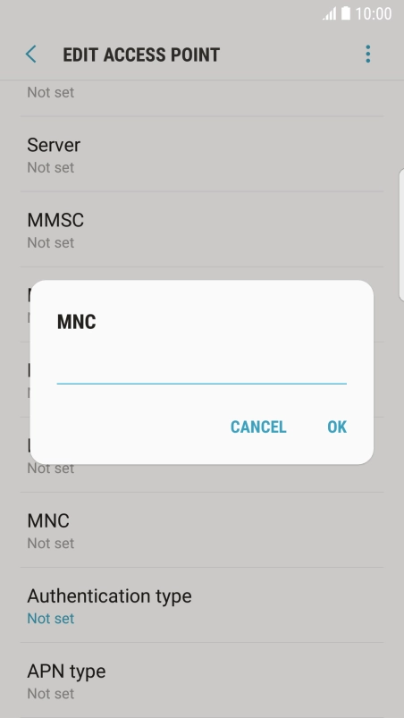 Key in 33 and press OK.