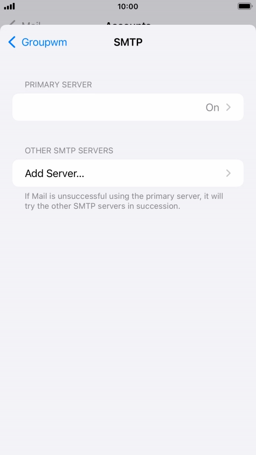 Press the field below 