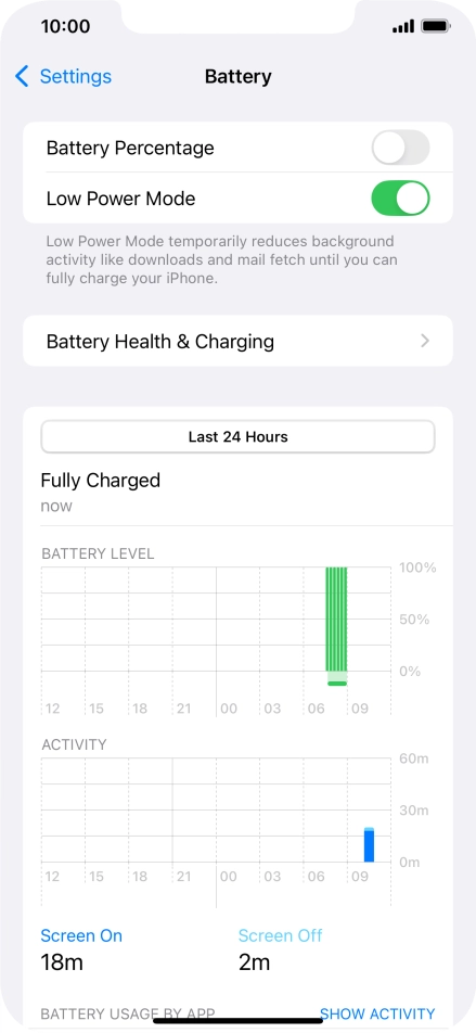 Slide your finger upwards starting from the bottom of the screen to return to the home screen.