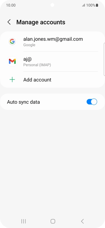 Press the Home key to return to the home screen.