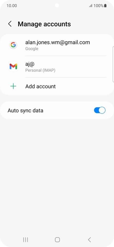 Press the Home key to return to the home screen.