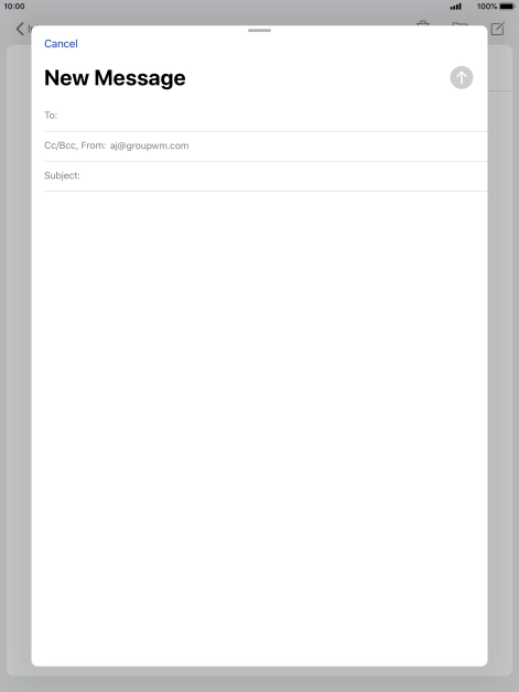 Press To: and key in the first letters of the recipient's name.