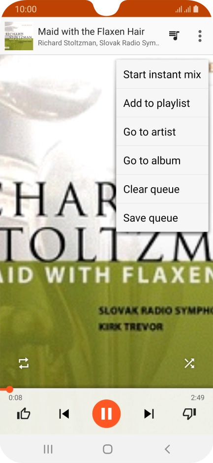 Press Add to playlist.