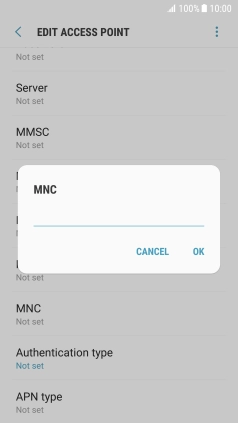 Key in 33 and press OK.