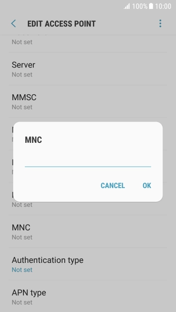 Key in 33 and press OK.
