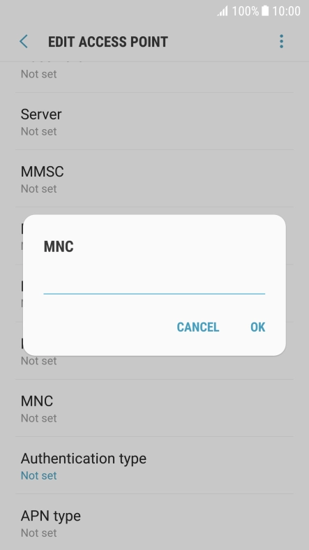 Key in 33 and press OK.