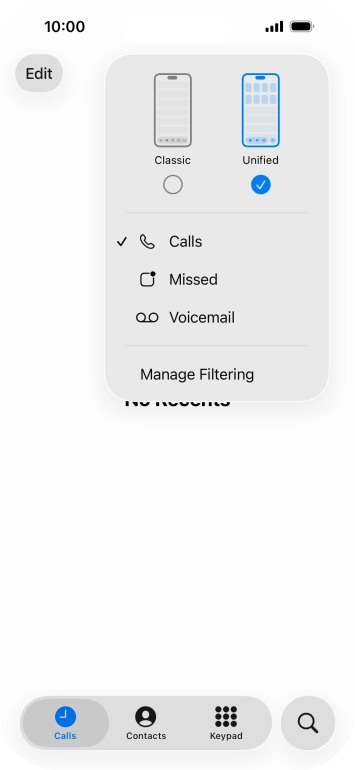 Press Voicemail.