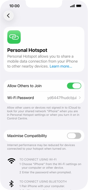 Slide your finger upwards starting from the bottom of the screen to return to the home screen.