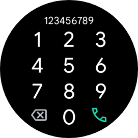 Press the call icon.