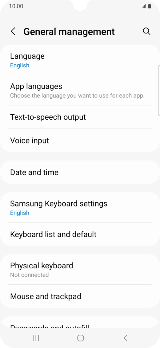 Press Date and time.