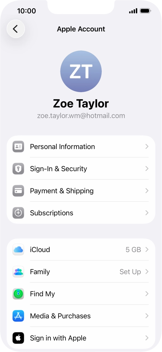 Slide your finger upwards starting from the bottom of the screen to return to the home screen.