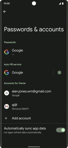 Slide your finger upwards starting from the bottom of the screen to return to the home screen.