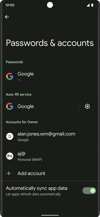 Slide your finger upwards starting from the bottom of the screen to return to the home screen.
