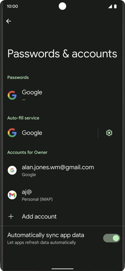 Slide your finger upwards starting from the bottom of the screen to return to the home screen.