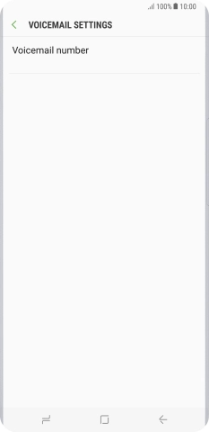 Press Voicemail number.