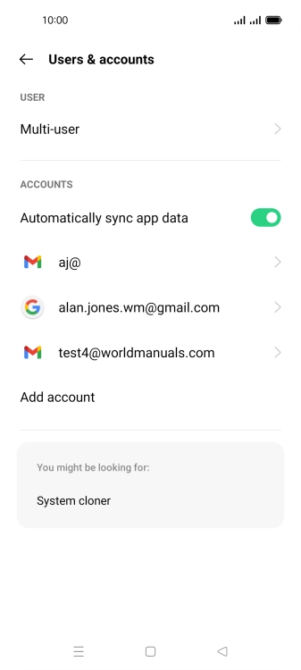 Press the Home key to return to the home screen.