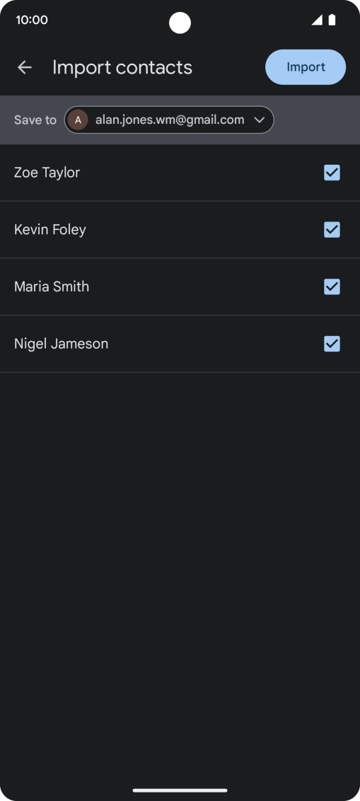 Press the drop down list next to 
