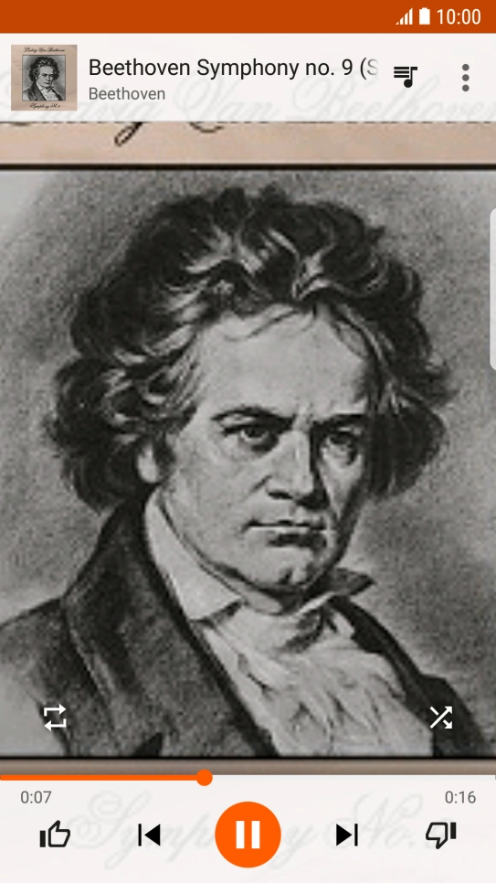 Press arrow right to go to the next audio file.