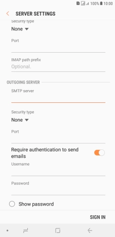 Press the drop down list below 