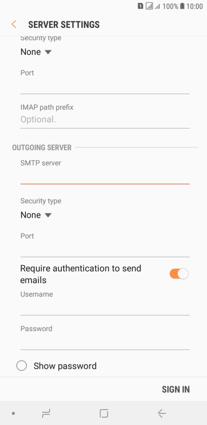 Press the drop down list below 