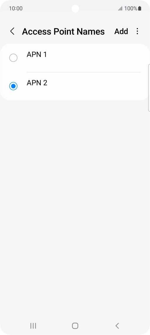 Press the Home key to return to the home screen.