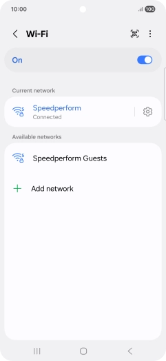 Press the Home key to return to the home screen.