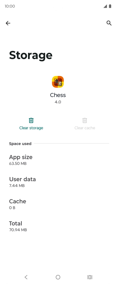 Press the Home key to return to the home screen.