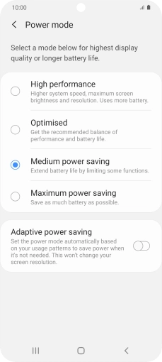 Press the Home key to return to the home screen.