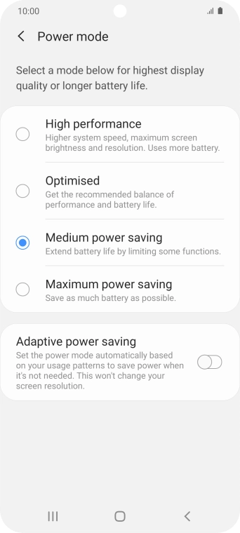 Press the Home key to return to the home screen.