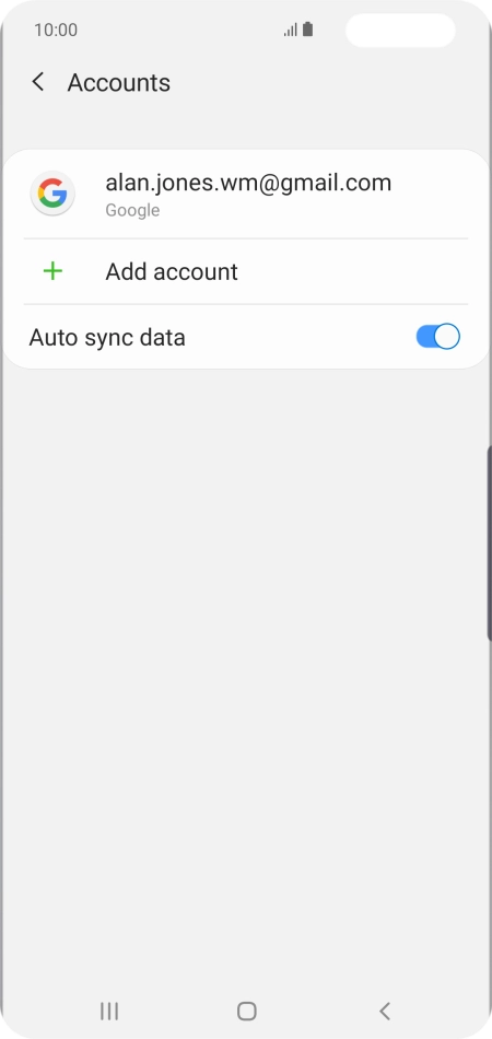 Press the Home key to return to the home screen.