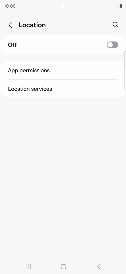 Press the indicator to turn the function on or off.