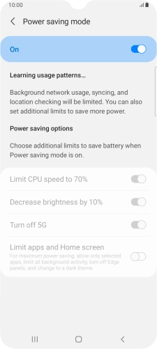 Press the Home key to return to the home screen.