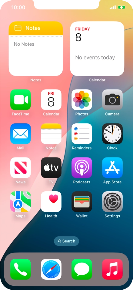 When the battery charging icon is displayed, charging is in progress.