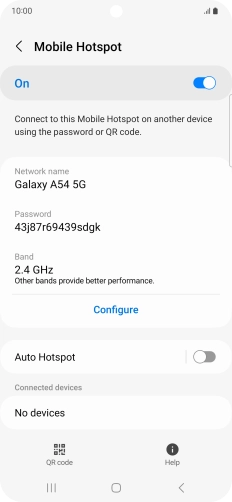 Press the Home key to return to the home screen.