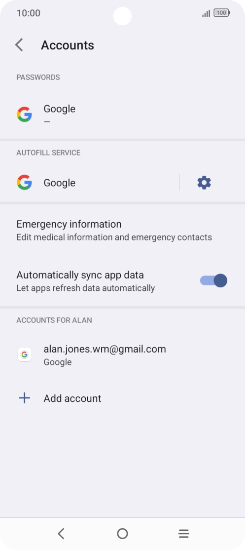 Press the Home key to return to the home screen.