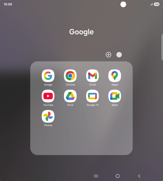 Open YouTube and go to the required video.