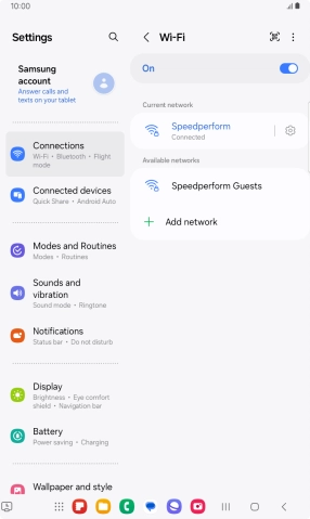 Press the Home key to return to the home screen.