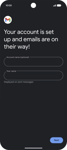 Press the field below 