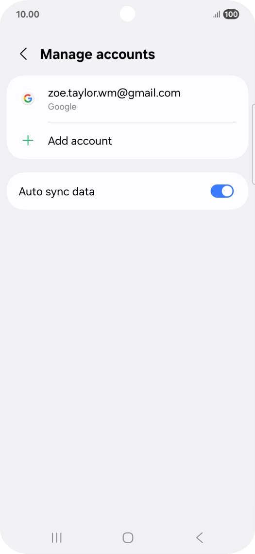 Press the Home key to return to the home screen.