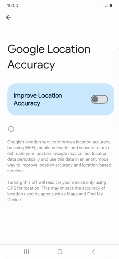 If you press the indicator next to 