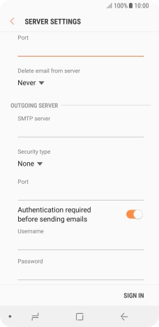Press the drop down list below 