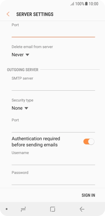 Press the drop down list below 