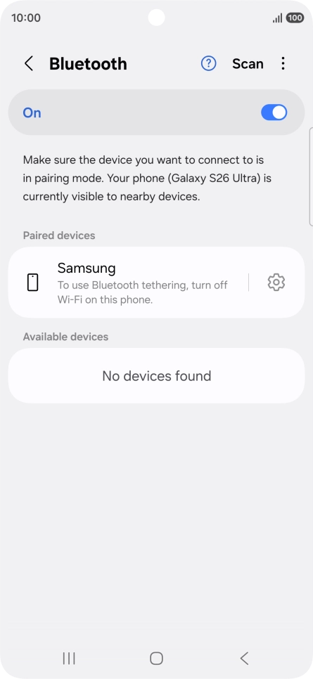 Press the Home key to return to the home screen.