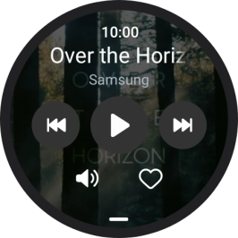 Slide your finger upwards starting from the bottom of the screen.